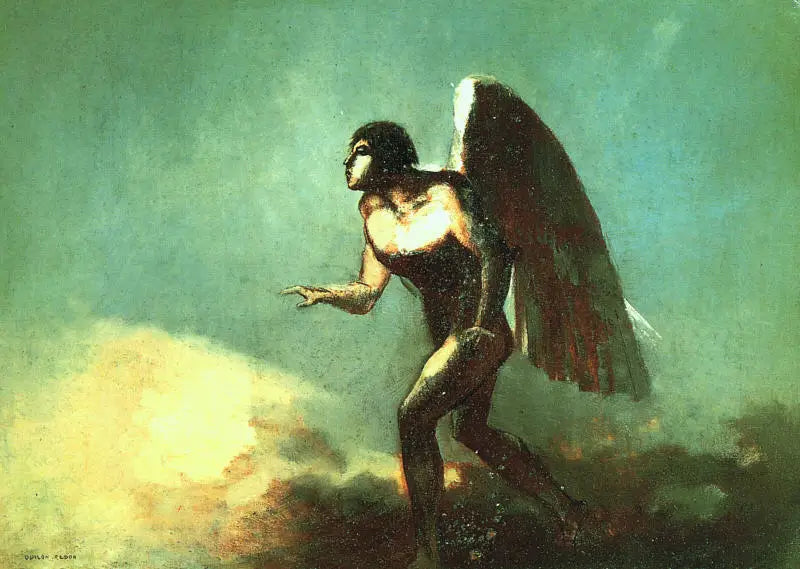Latający mężczyzna - Odilon Redon