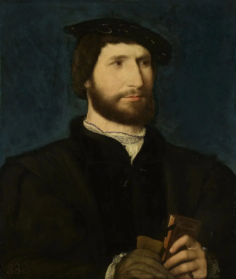 Mężczyzna przy Petrarce - Jean Clouet