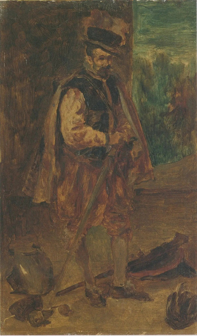 Mężczyzna z laską - Édouard Manet