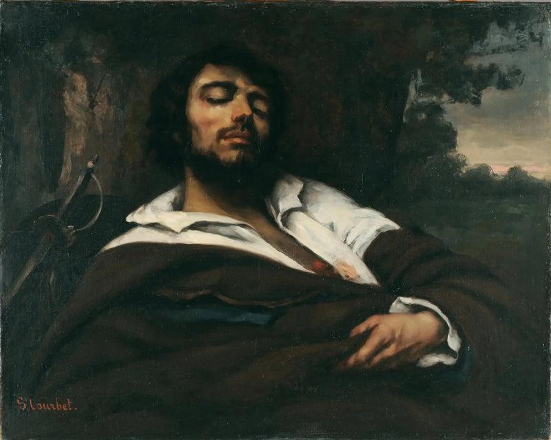 Ranny mężczyzna - Gustave Courbet