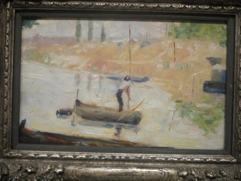 Człowiek w łodzi - Georges Seurat