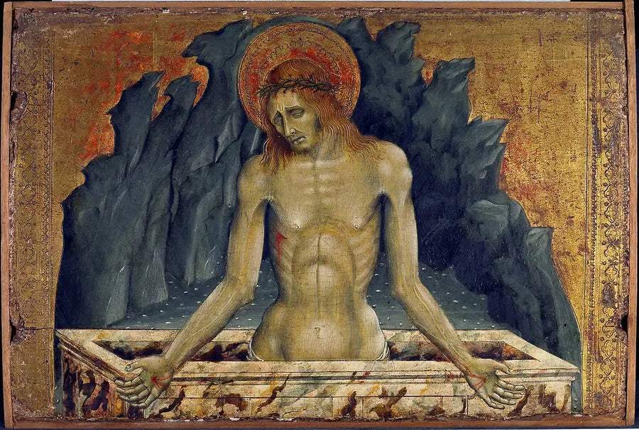Człowiek z bólem - Giovanni di Paolo