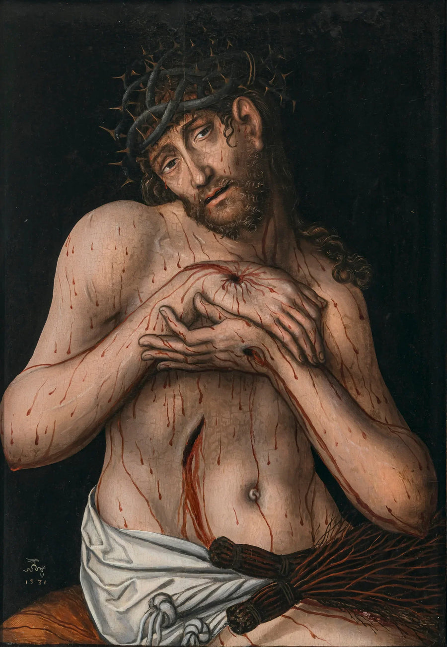 Człowiek cierpień - Lucas Cranach Starszy