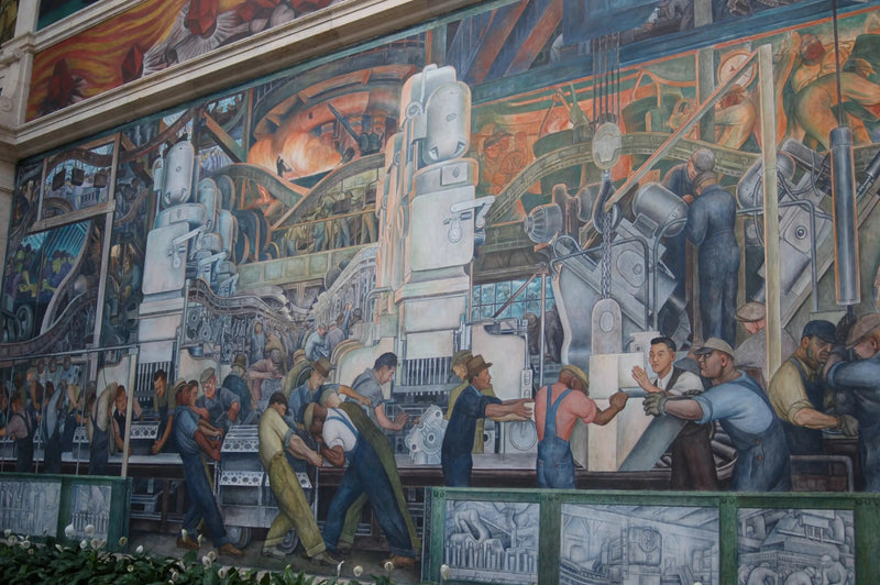 Człowiek i maszyna - Diego Rivera