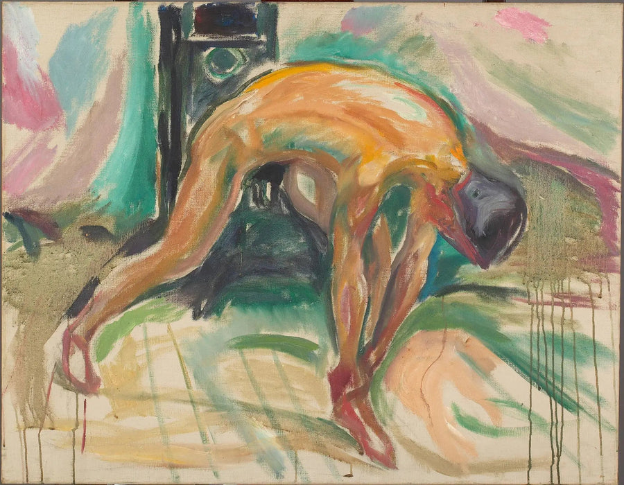 Człowiek już nie trzyma swojej kostki - Edvard Munch
