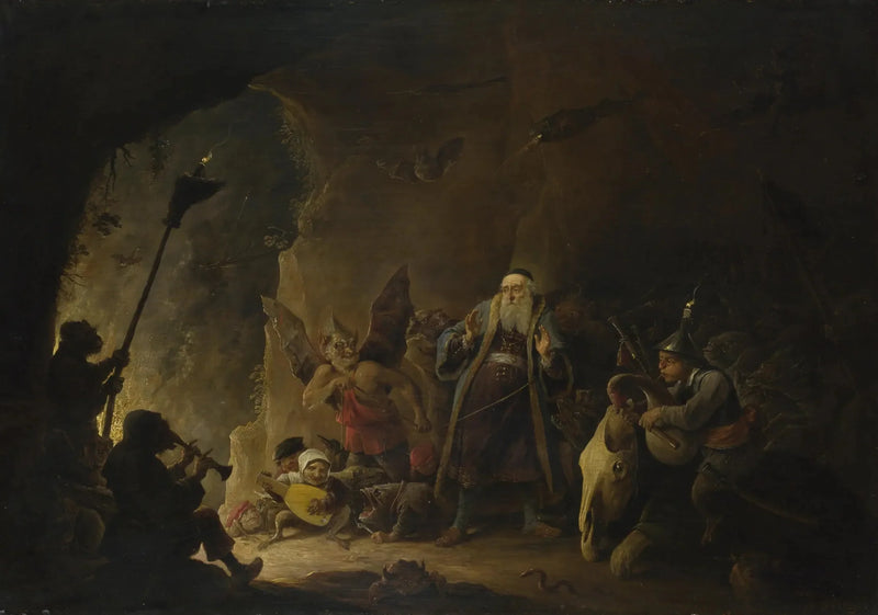 Bogaty człowiek jedzie do piekła - David Teniers Młodszy