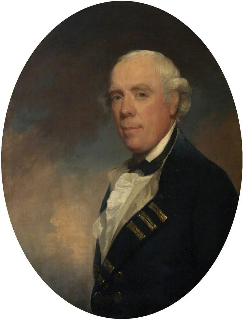 Godny szacunku Samuel Barrington (1729-1800) - Gilbert Stuart