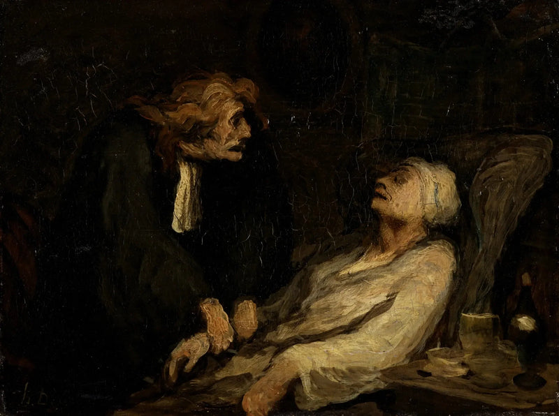 Hipochondryk (Chory wyobrażony) - Honoré Daumier