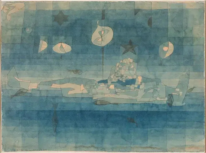 Zatopiona wyspa - Paul Klee