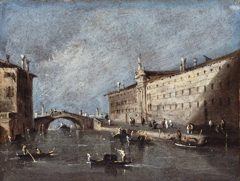 Wyspa S. Cristoforo di Murano - Francesco Guardi