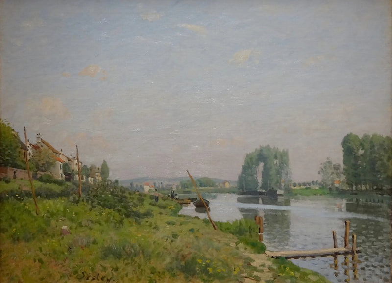 Wyspa Saint-Denis - Alfred Sisley