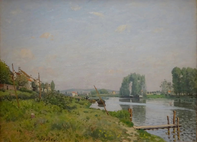 Wyspa Saint-Denis - Alfred Sisley
