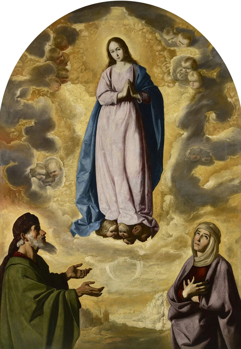 Niepokalane Poczęcie z świętym Joachimem i świętą Anną - Francisco de Zurbarán