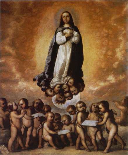 Niepokalane Poczęcie jako dziecko - Francisco de Zurbarán