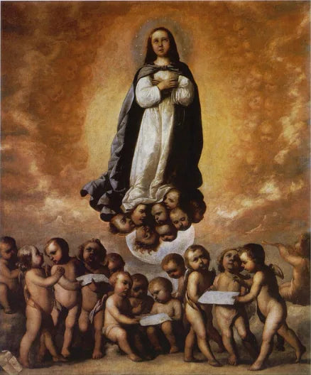 Niepokalane Poczęcie jako dziecko - Francisco de Zurbarán