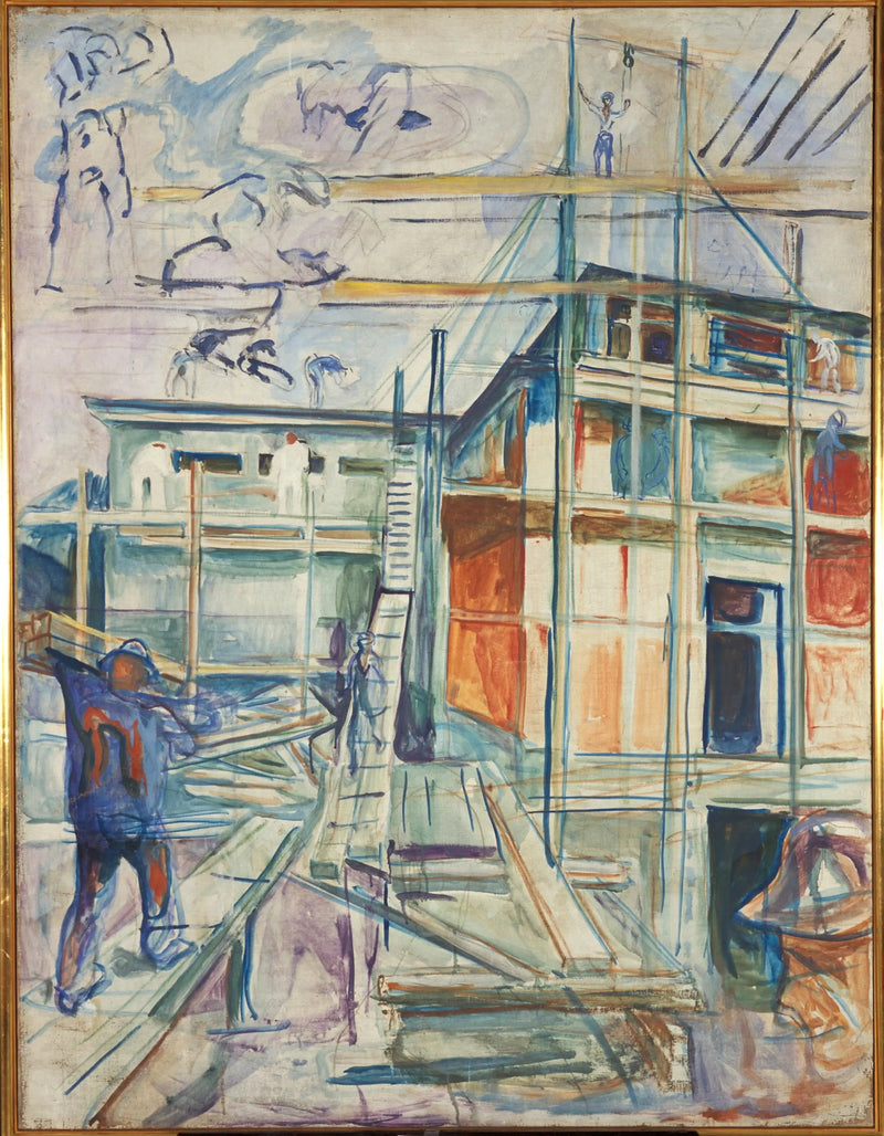 Budynek zimowego studia - Edvard Munch