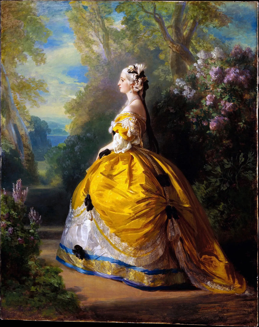 Cesarska Eugenia w stylu Marii Antoniny - Franz Xaver Winterhalter