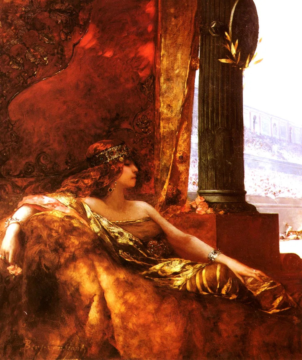 L'Impératrice Théodora au Colisée - Jean-Joseph Benjamin-Constant image 1 copie peinte à la main à l’huile