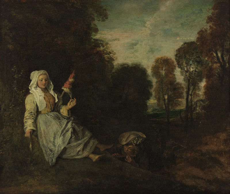 L'indiscret - Antoine Watteau