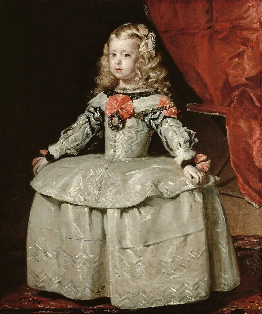 Infanta Marguerite w białej sukni - Diego Velázquez