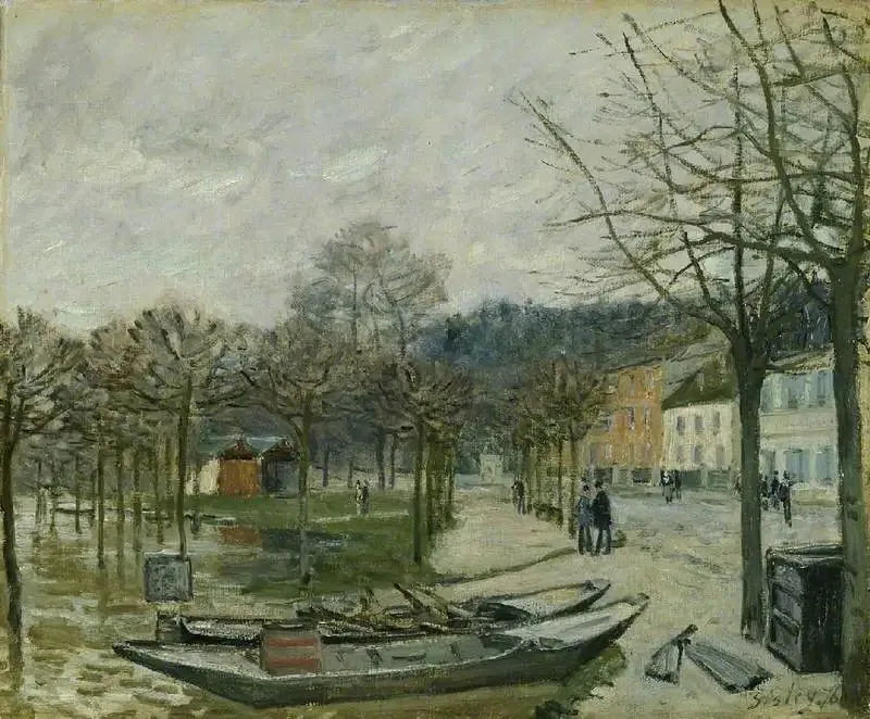 Powódź w Port-Marly - Alfred Sisley
