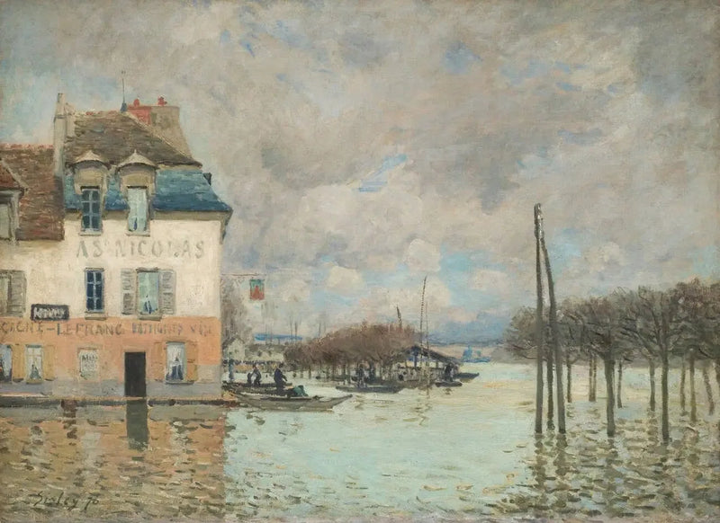 Powódź w Port-Marly - Alfred Sisley