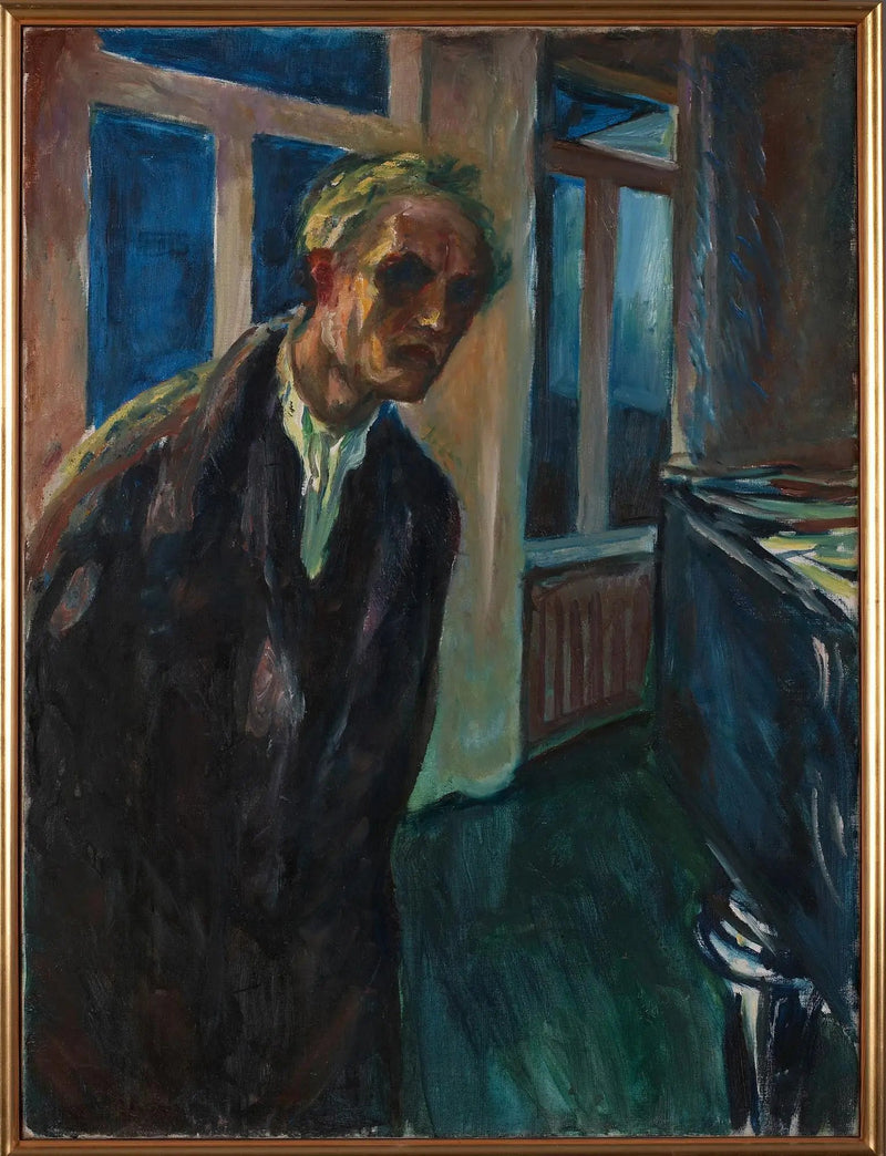 Bezsenność (autoportret) - Edvard Munch