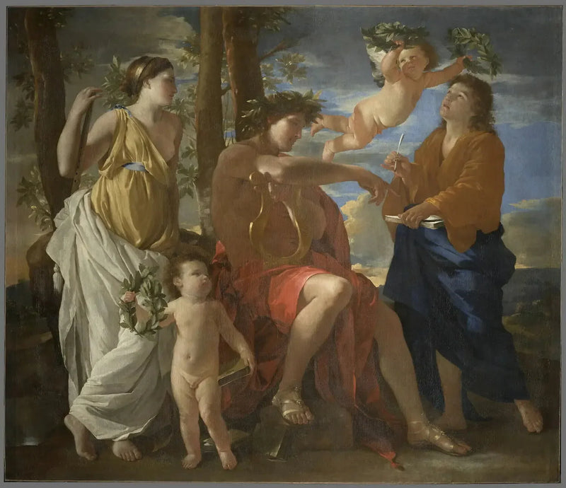 Inspirowanie poety - Nicolas Poussin
