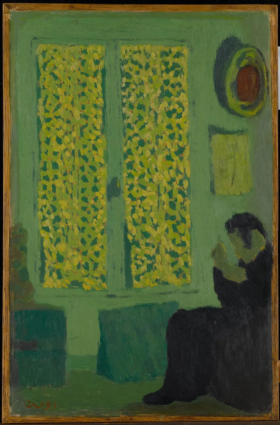 Wnętrze zielone - Édouard Vuillard