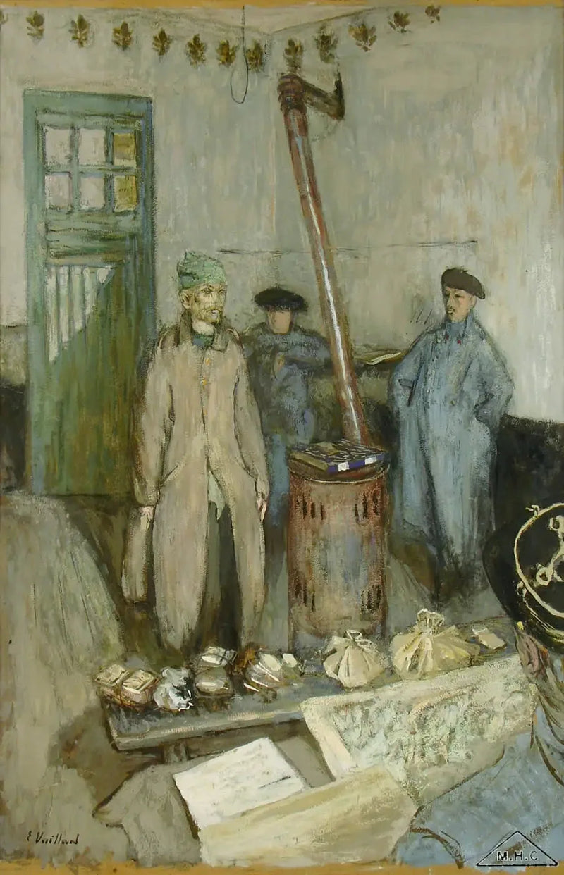 Przesłuchanie więźnia - Édouard Vuillard