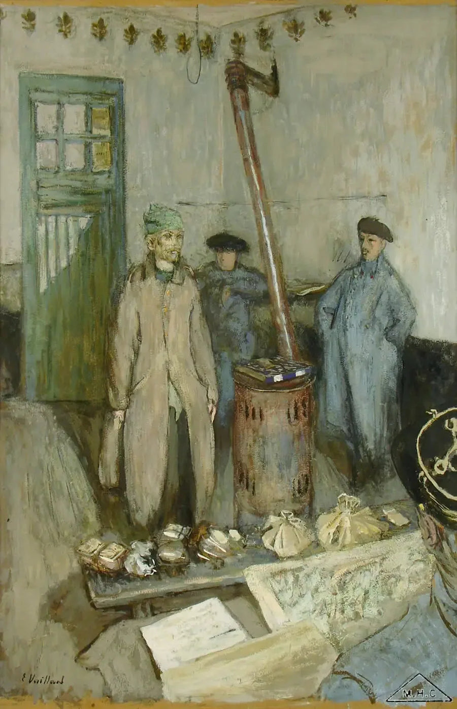Przesłuchanie więźnia - Édouard Vuillard