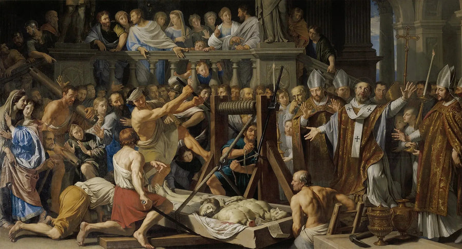 Wynalazek relikwii świętego Gervais i świętego Protais - Philippe de Champaigne