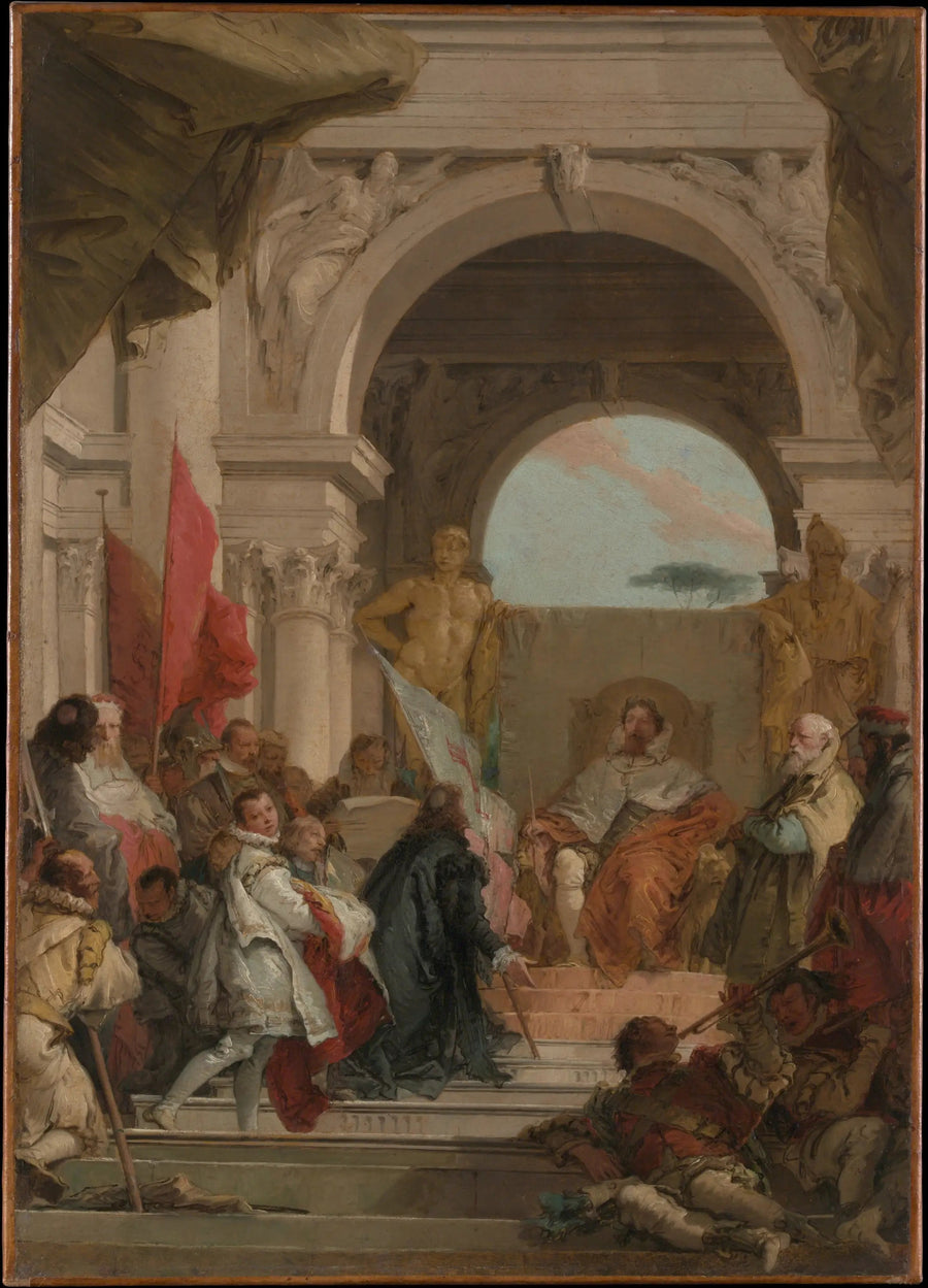 Inauguracja biskupa Harolda na księcia Frankonii - Giovanni Battista Tiepolo