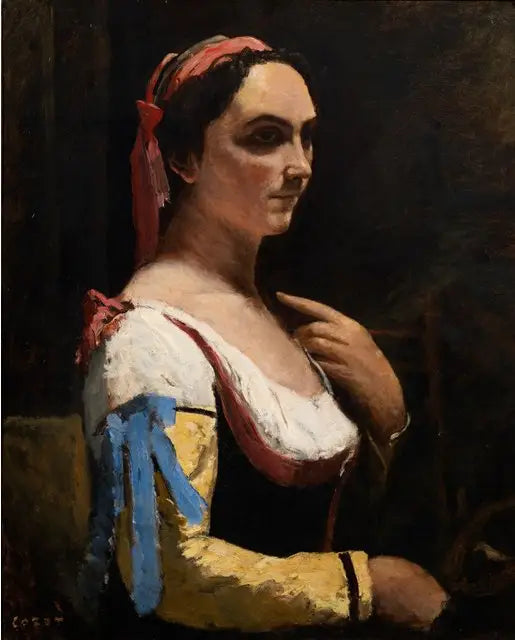 Włoszka - Jean-Baptiste Camille Corot