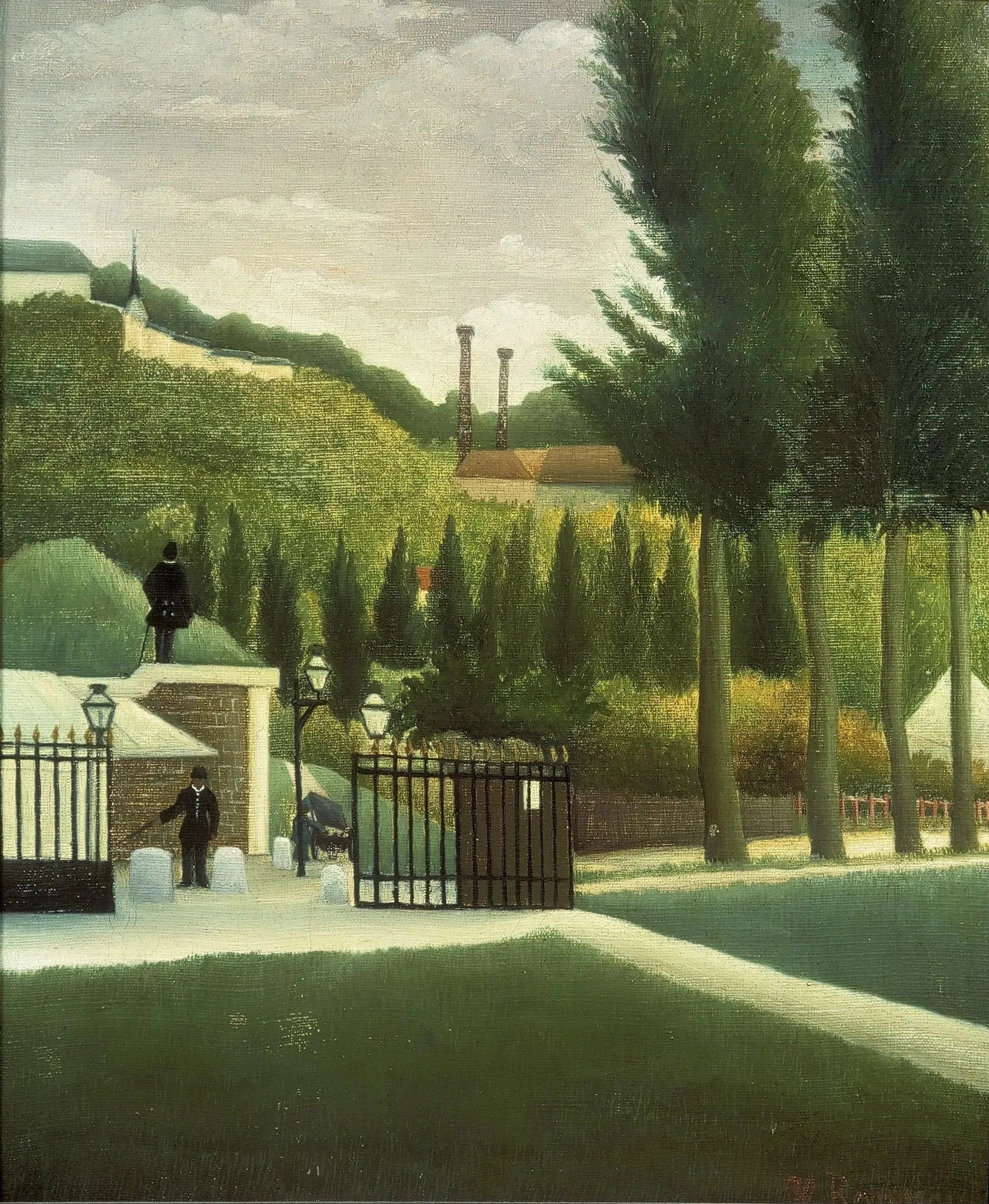 L'Octroi - Henri Rousseau image 1 copie de tableau peinte à la main