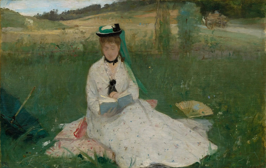 Zielony parasol - Berthe Morisot