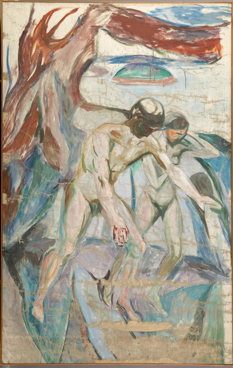 Burza: lewa środkowa część - Edvard Munch