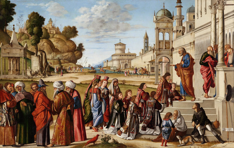Ustanowienie świętego Szczepana - Vittore Carpaccio