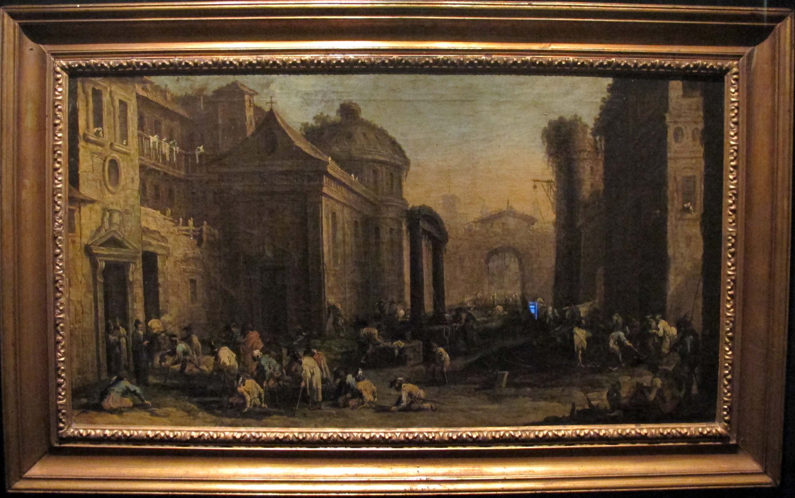 l'ospizio - Alessandro Magnasco image 1 reproduction d’œuvre d’art à l’huile