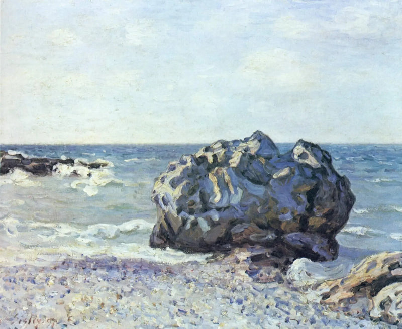 Zatoka Langland, Skała Storra, Poranek - Alfred Sisley