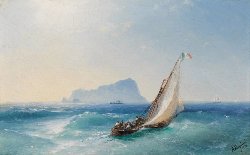 Zatoka Neapolu z Capri - Iwan Aiwaszkiewicz