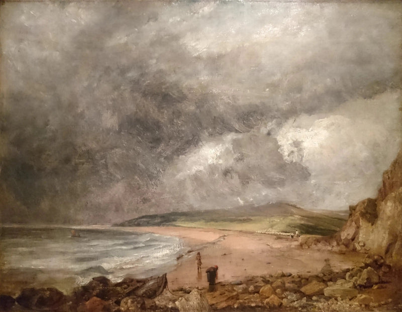 Zatoka Weymouth w zbliżaniu się burzy - John Constable
