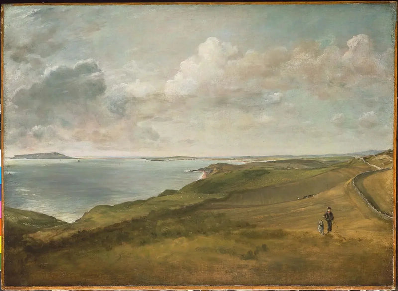 Zatoka Weymouth z Downs nad Osmington Mills - John Constable