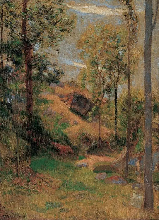 Kąpiel przed portem w Pont-Aven - Paul Gauguin