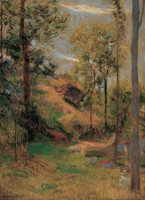 Kąpiel przed portem w Pont-Aven - Paul Gauguin