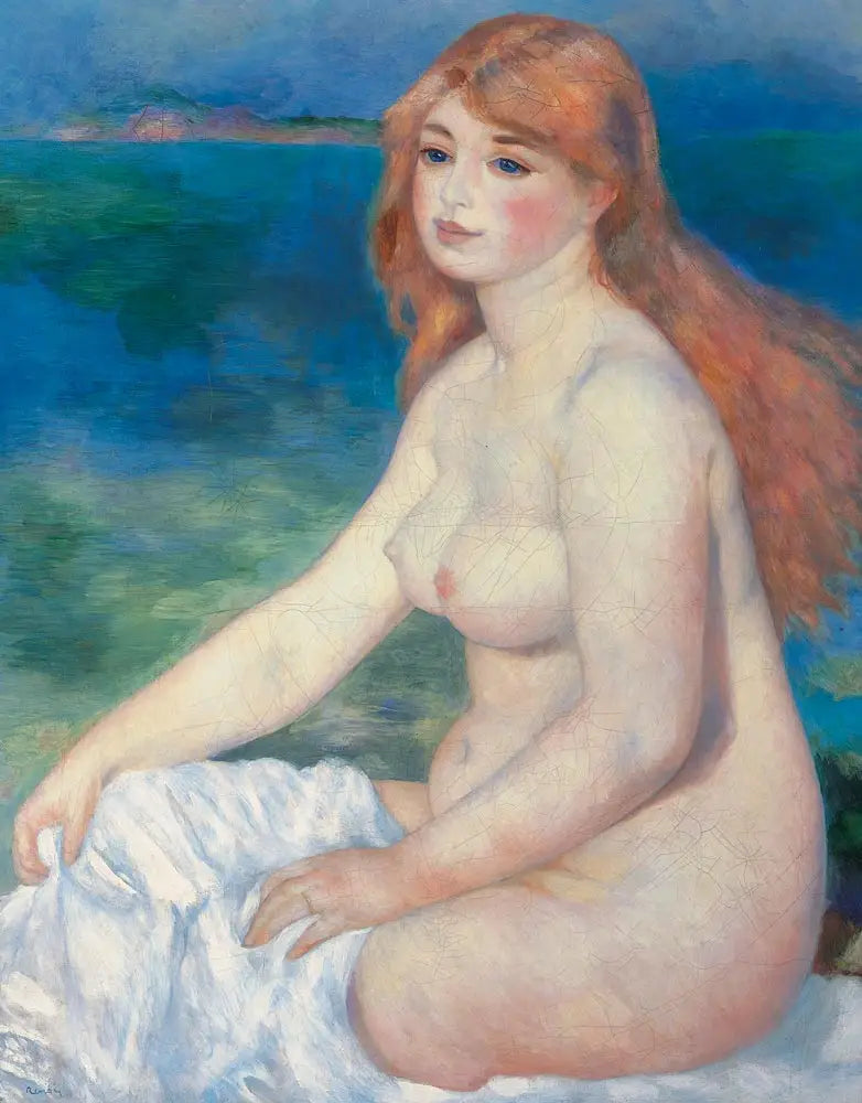 Blond kąpiąca się - Pierre-Auguste Renoir