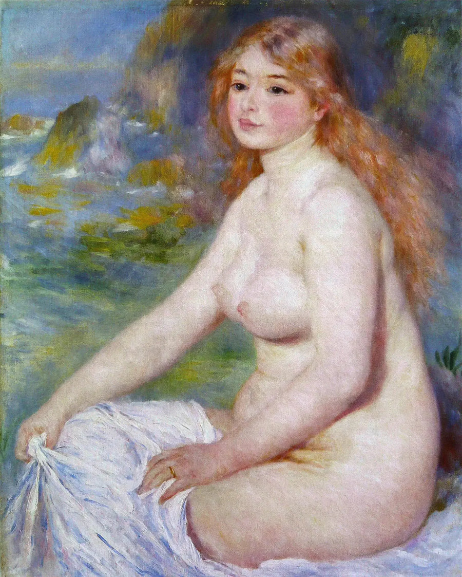 Blond kąpiąca się - Pierre-Auguste Renoir