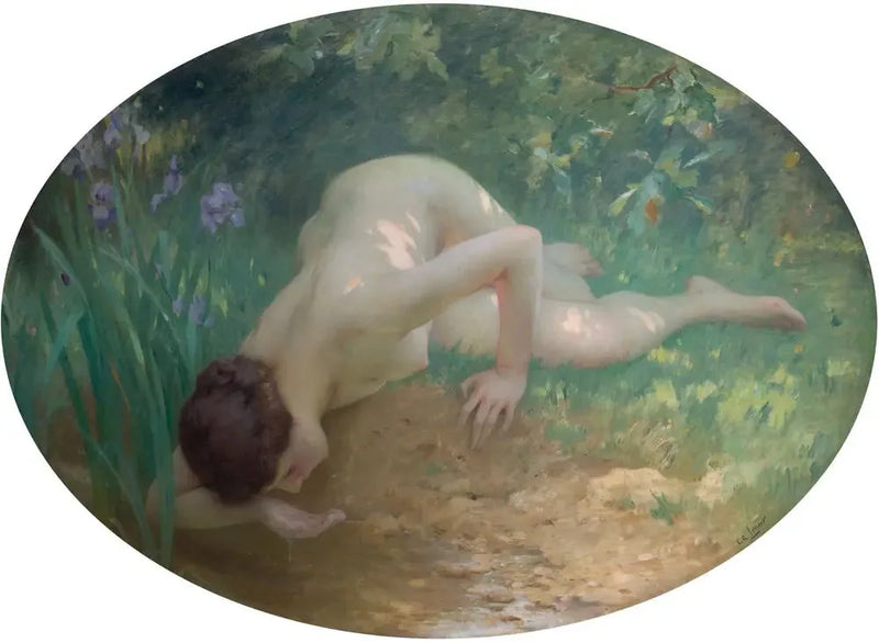 Kąpiąca się - Charles Amable Lenoir