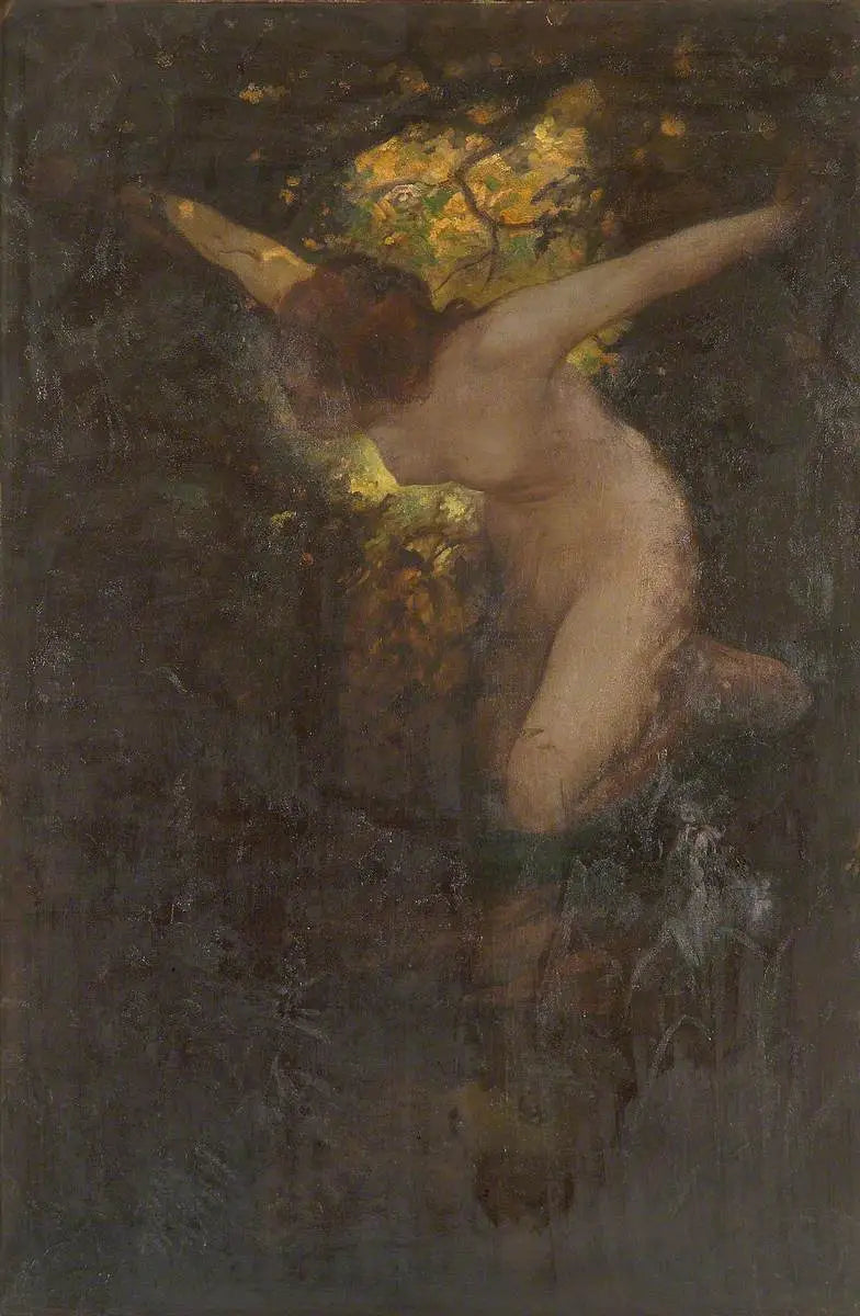 Kobieta kąpiąca się - Gustave Doré