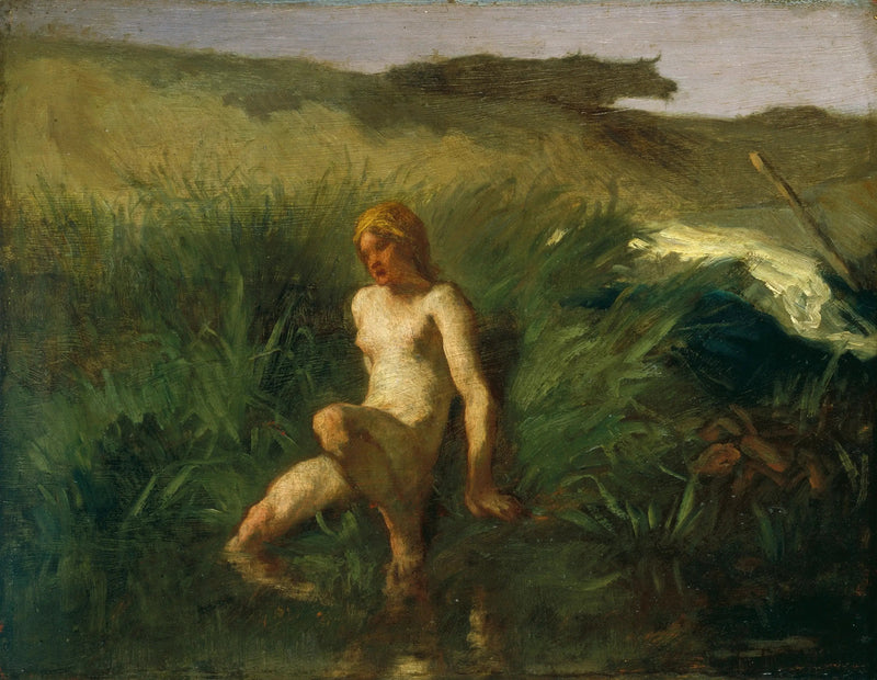 Kąpiąca się - Jean-François Millet
